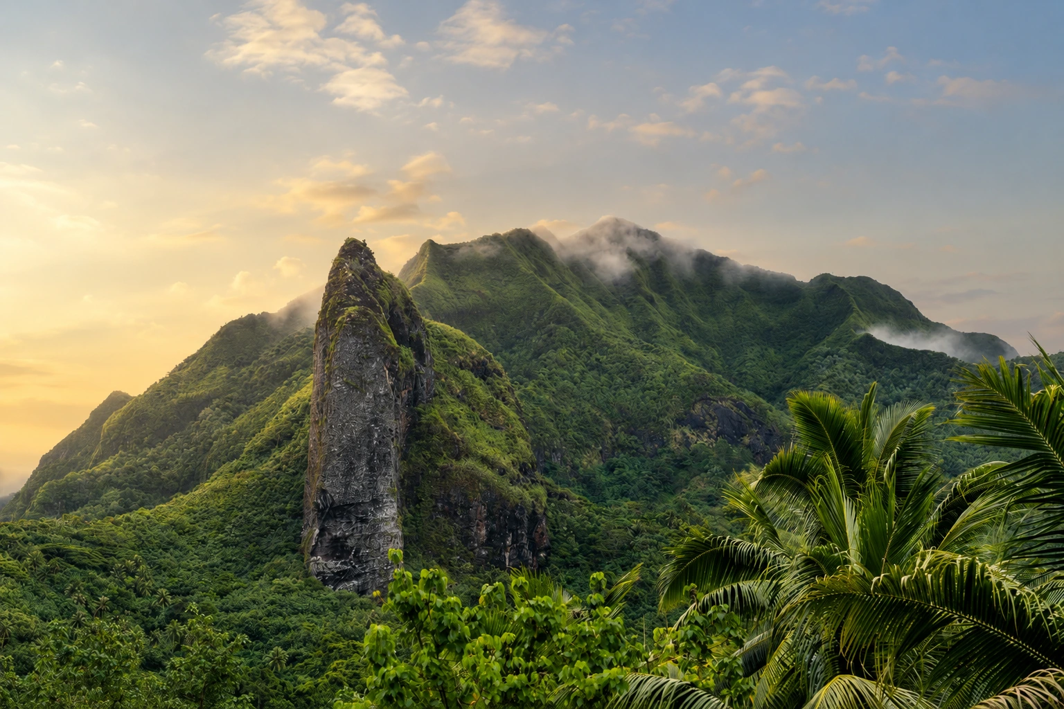 Paysage emblématique de Raiatea